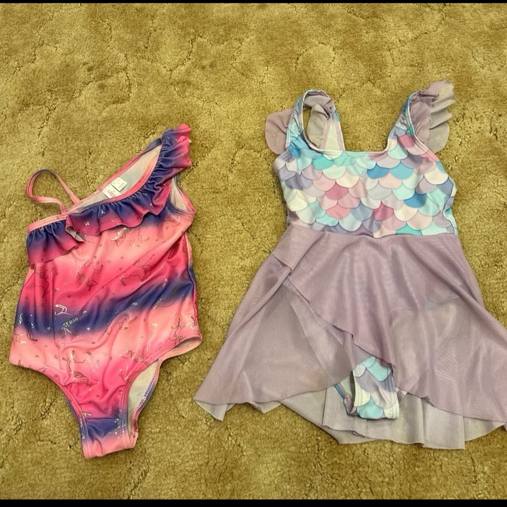 Girls bathing suit *2 bundle* size xs 4/5